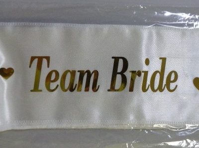 BANDA STAMPING DORADO TEAM BRIDE