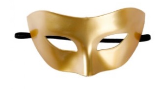 ANTIFAZ FANTASMA DE LA OPERA DORADO