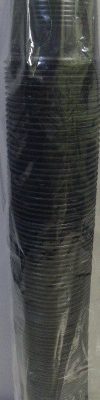 VASO 180 COLOR X100 NEGRO