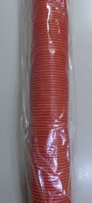 VASO 180 COLOR X100 NARANJA