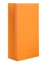 BOLSA PAPEL FLUO NARANJA X 10