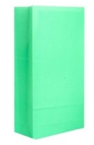 BOLSA PAPEL FLUO VERDE X 10