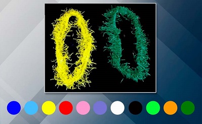 COLLAR PLASTICO DE FLECOS ECONOMICO X25