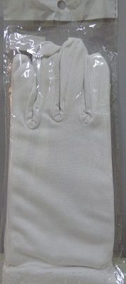 GUANTES CORTOS BLANCO / NEGRO