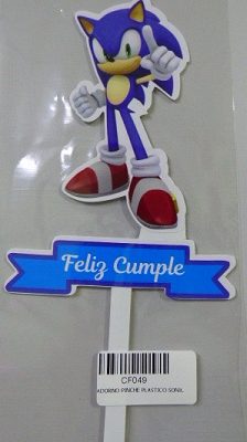 ADORNO PINCHE PLASTICO SONIC