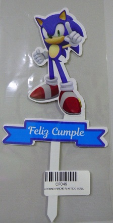 ADORNO PINCHE PLASTICO SONIC