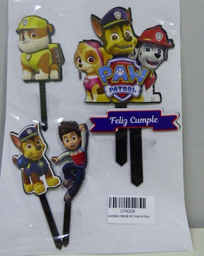 ADORNO PINCHE KIT PAW PATROL