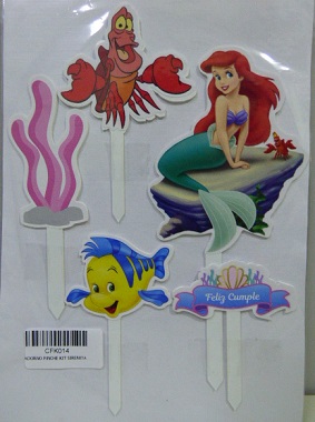 ADORNO PINCHE KIT SIRENITA