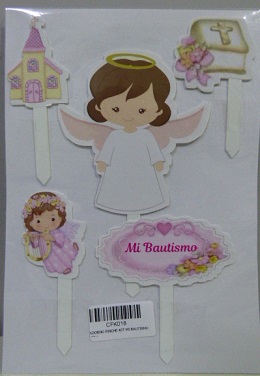 ADORNO PINCHE KIT MI BAUTISMO NENA