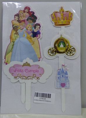 ADORNO PINCHE KIT PRINCESAS