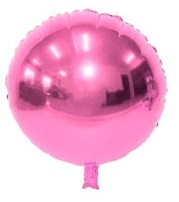 GLOBO FOIL 18P REDONDO ROSA