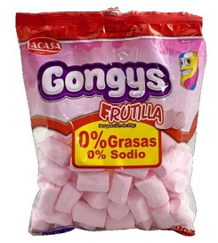 MALVAVISCO GONGYS X 200G PALITOS FRUTILLA