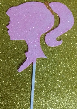 TOPPER BARBIE SILUETA
