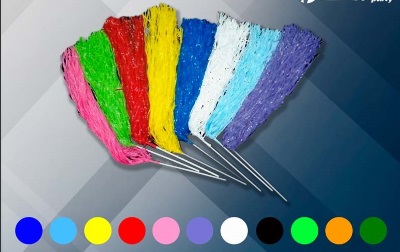 PORRA PLASTICA X10 CELESTE