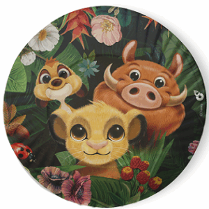 PLATOS CARTON X 8 ANIMALES SELVA