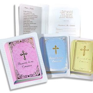 ESTAMPA COMUNION BIBLIA PASTEL X 10