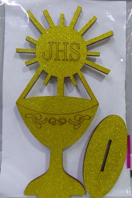 ADORNO CENTRO FIBROFACIL CALIZ CON HOSTIA