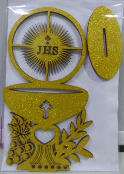 ADORNO CENTRO FIBROFACIL CALIZ CALADO C/ESPIGA