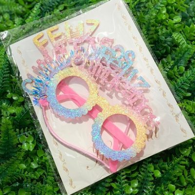 VINCHA CON LENTE GIBRE