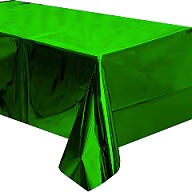MANTEL METALIZADO 1,37X1,83MT. VERDE