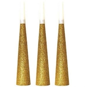 CORNETA PAPEL X6 DORADA