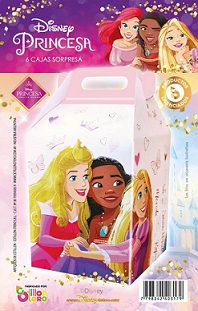 CAJA SORPRESA X 6 PRINCESAS