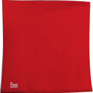 SERVILLETA PREMIUM 25X25 X 20 U ROJO