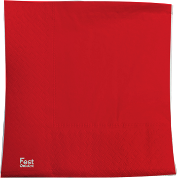 SERVILLETA PREMIUM 25X25 X 20 U ROJO