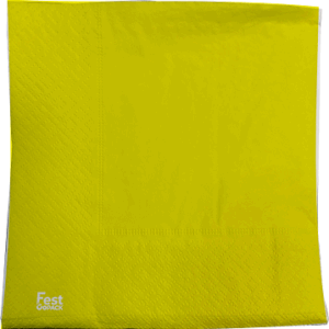 SERVILLETA PREMIUM X 20 AMARILLO FLUO