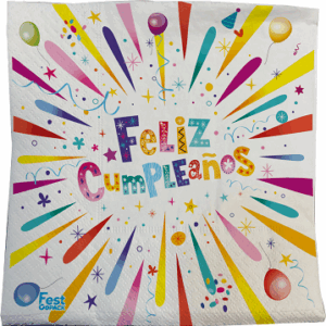 SERVILLETA PREMIUM X 20 FELIZ CUMPLE