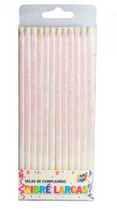 VELA FINITA GIBRE X12 BLANCO