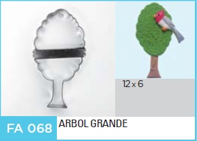 CORTANTE FLOGUS ARBOL GRANDE 12CM