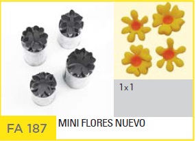 CORTANTE FLOGUS FLORES MINI X4
