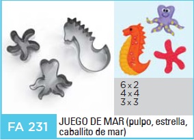 CORTANTE FLOGUS ANIMALES DE MAR