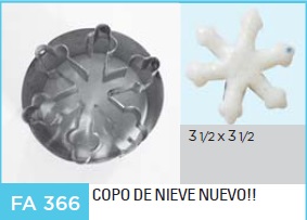 CORTANTE FLOGUS COPO DE NIEVE 4CM