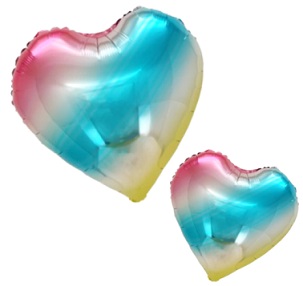 GLOBO FOIL 18P CORAZON DEGRADE