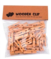 BROCHE MADERA CRUDO 35MM X 40U