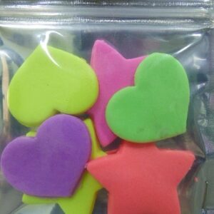 FORMAS COMESTIBLES X6 UNID. FORMAS FLUO