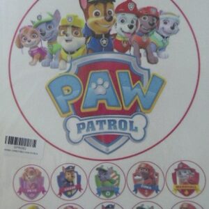 LAMINA COMESTIBLE PAW PATROL