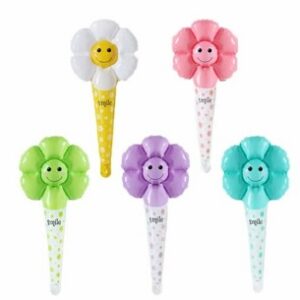 GLOBO FOIL SILUETA 15P FLOR CON PALO