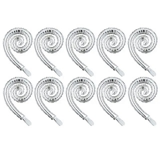 GLOBO FOIL SILUETA 14P ESPIRAL PLATA