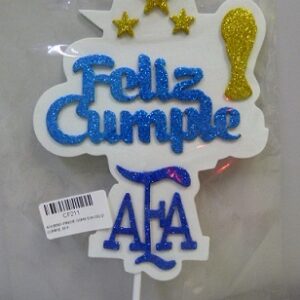 ADORNO PINCHE GOMA EVA FELIZ CUMPLE AFA