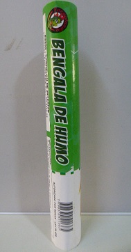 BENGALA DE HUMO VERDE CLARO