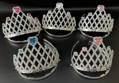 CORONA PRINCESA PLATA CORAZON