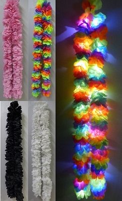 BOA FLOR DE SEDA LED 1,80 MTS