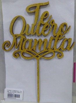 PINCHE FIBROFACIL FRASE TE QUIERO MAMA