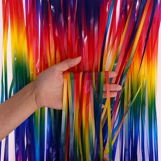 CORTINA 2X1MT MULTICOLOR