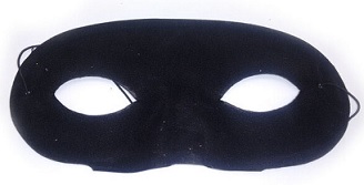 ANTIFAZ CLASICO FLOKEADO NEGRO