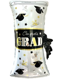 GLOBO FOIL SILUETA 18P DIPLOMA EGRESADO