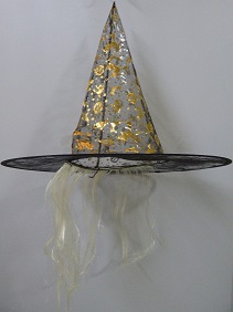 GORRO BRUJA CON PELO